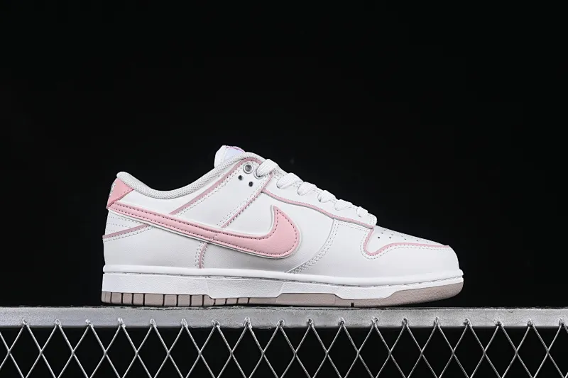 All Categories Nk SB Dunk Series Nk SB Dunk Low Low-top sneakers Nike SB Dunk Low White and pink color Anniversary high-end customization Low-top casual sneakers WP0212-013
